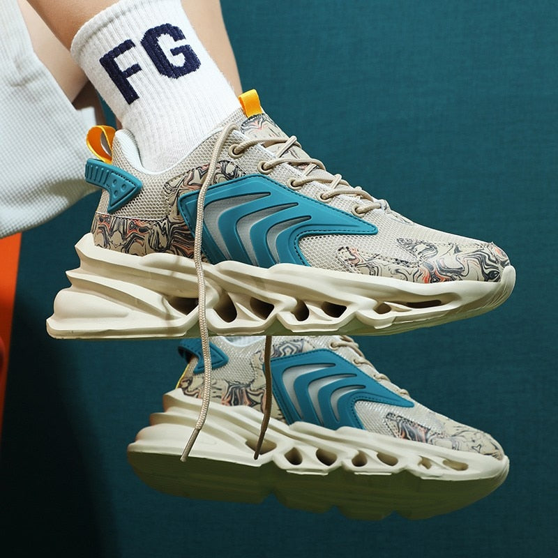 Spring Leather Colorful Sneakers