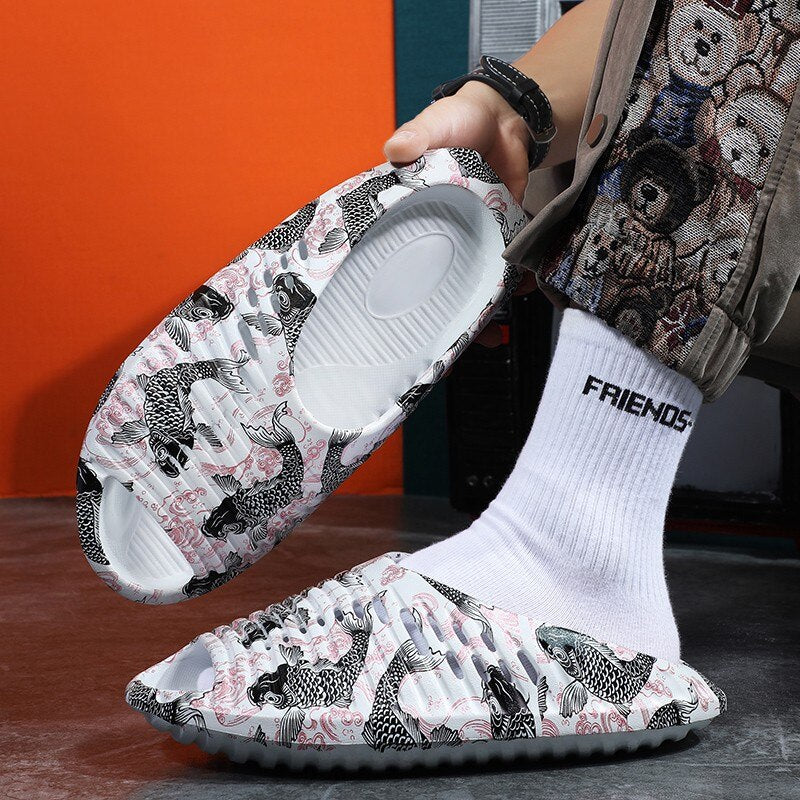 Fashion Trend Men's Outdoor Slippers