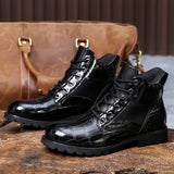 New Men's Comfortable Motorcycle Boots