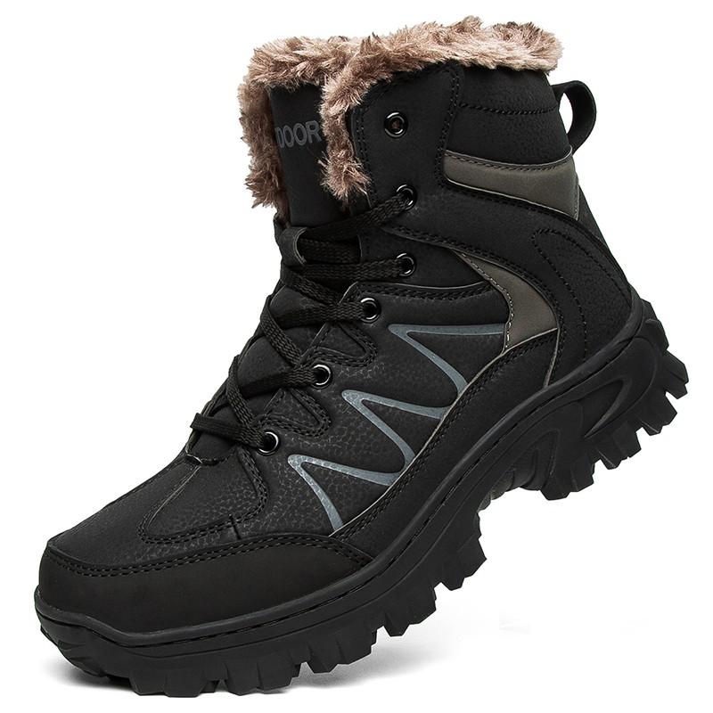 Men's Winter Plush Warm Hiking Boots