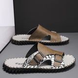 Men's High Quality Leather Slippers