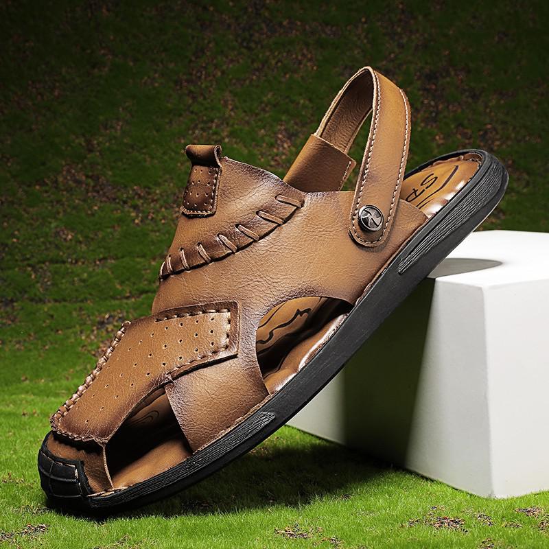 Men's Summer Genuine Leather Beach Sandals