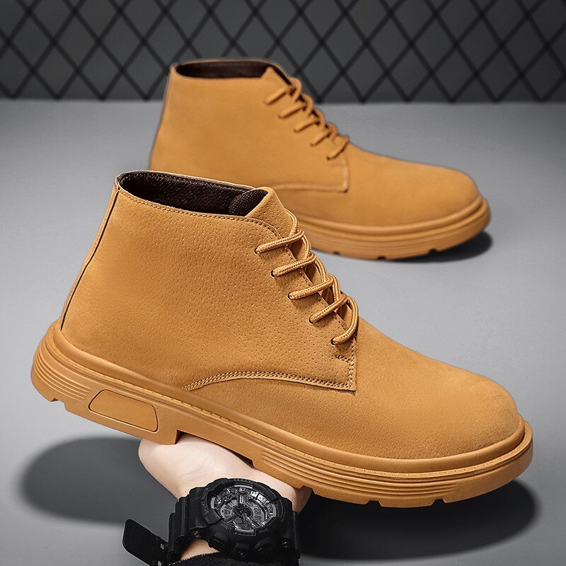 Men's Casual Lace Up Ankle Boots