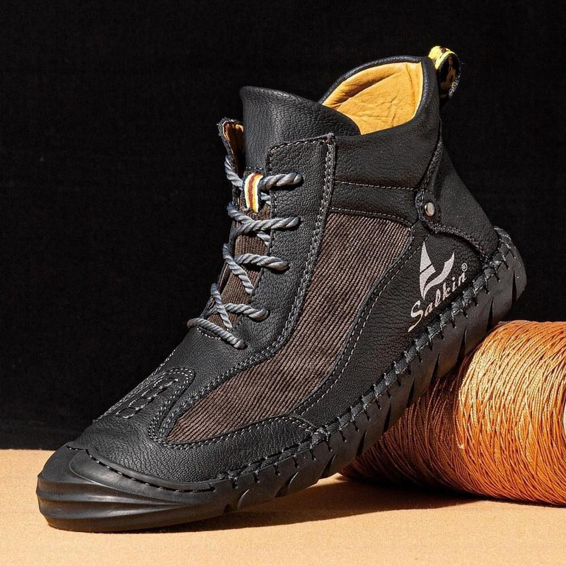 Men's Retro Soft Leather Casual Boots