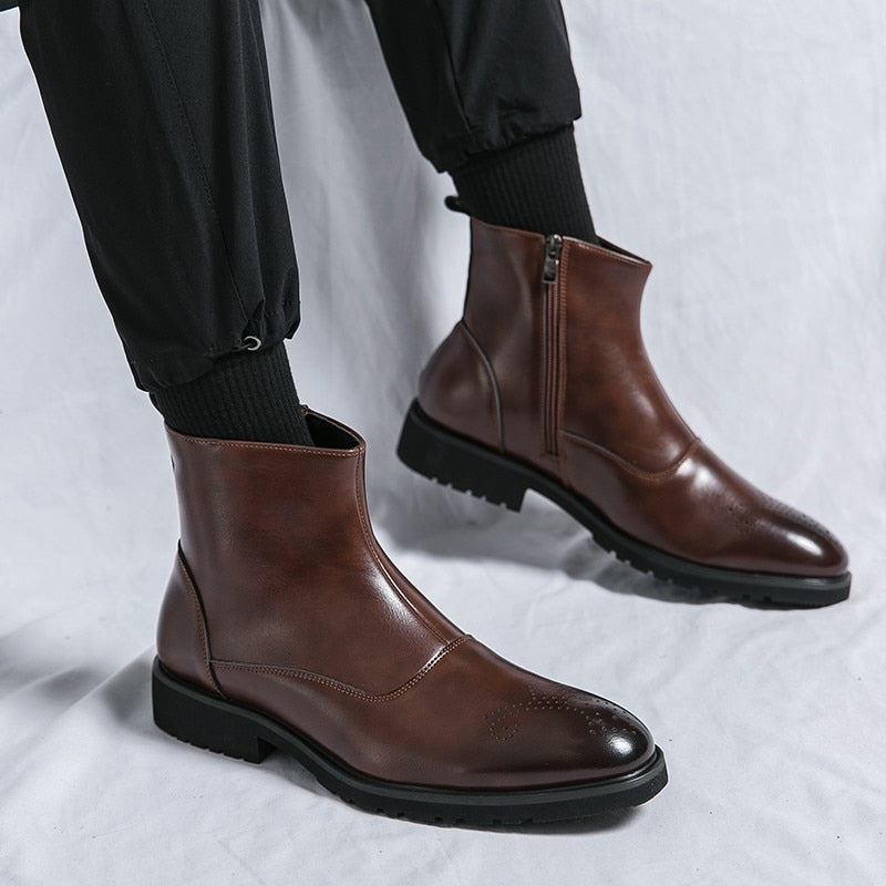 Fashion Men's Casual Ankle Boots