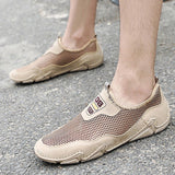 New Men Breathable Mesh Soft Flat Shoes
