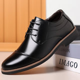 Men's Classic Lace-up Business Shoes