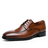 New Men Genuine Cow Leather Buffalo Shoes