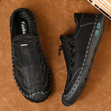 New Fashion Men's Hand-sewn Comfortable Flat Shoes