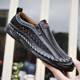 New Men Leather Casual Loafers