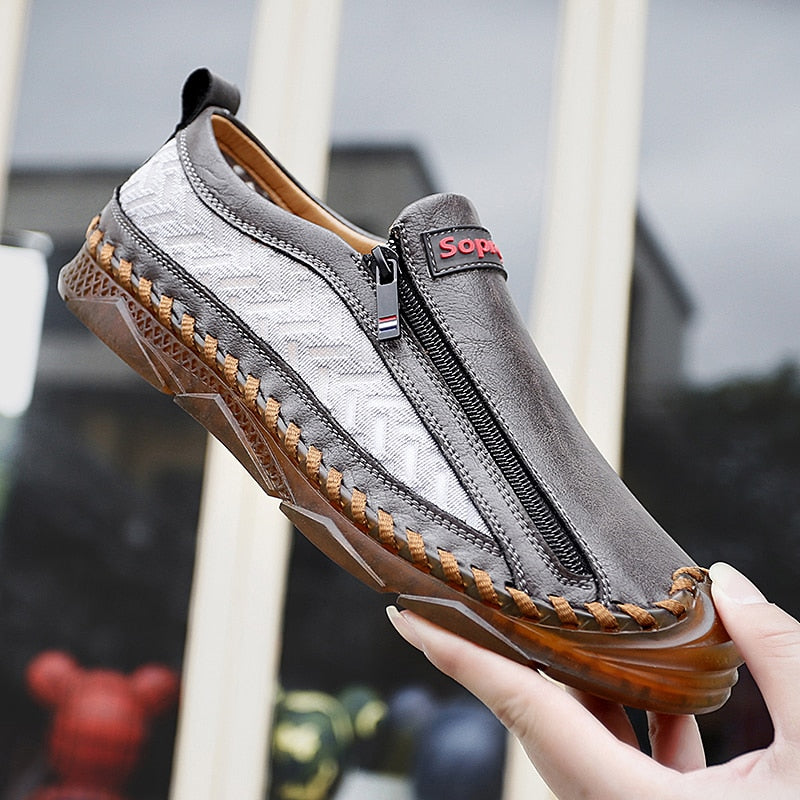 New Men Leather Casual Loafers