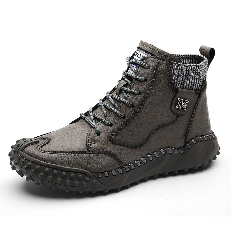 Men's Fashion Leather Warm Outdoor Boots