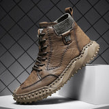 Men's Fashion Leather Warm Outdoor Boots