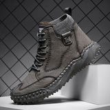 Men's Fashion Leather Warm Outdoor Boots