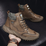 Men's Fashion Leather Warm Outdoor Boots