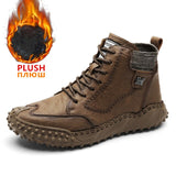 Men's Fashion Leather Warm Outdoor Boots