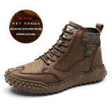 Men's Fashion Leather Warm Outdoor Boots