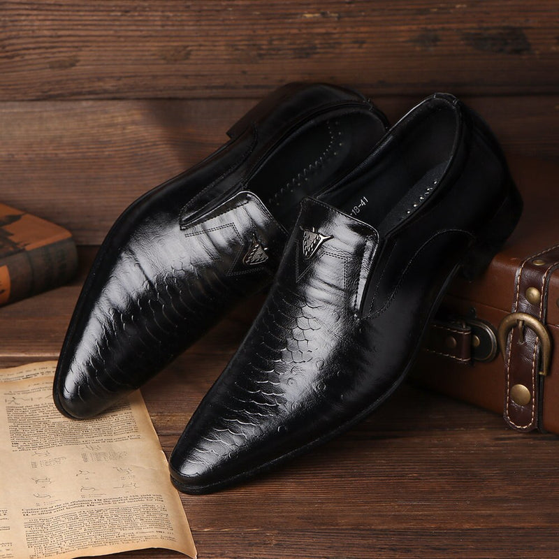 New Men Leather Vintage Formal Shoes