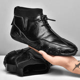New Men's Soft Leather Shoes