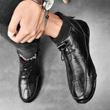 New Men's Soft Leather Shoes