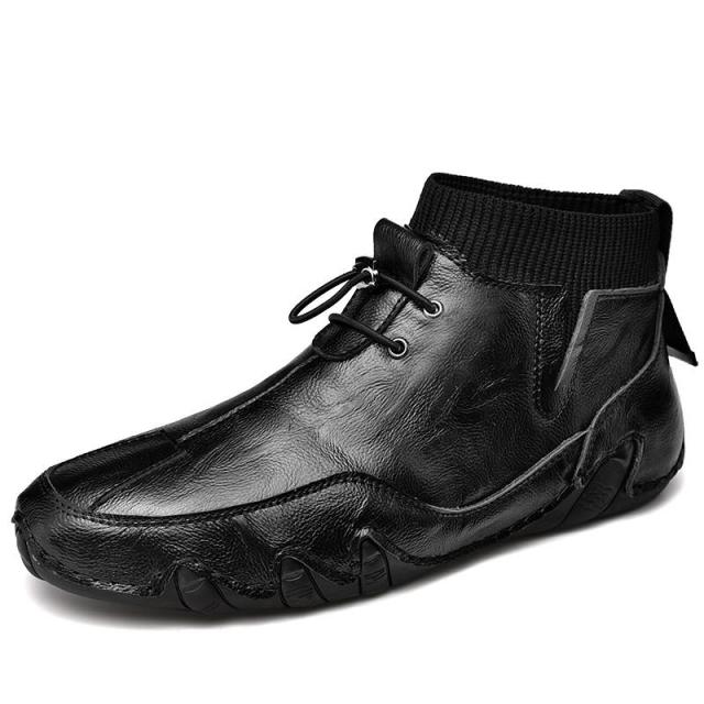 New Men's Soft Leather Shoes