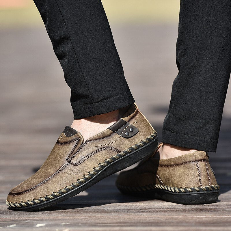 Men's Outdoor Sports Leather Shoes