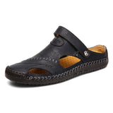 Men Classic Roman Leather Sandals