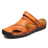 Men Classic Roman Leather Sandals