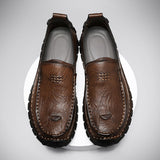 New Men Leather Breathable Casual Shoes