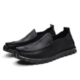 New Men Leather Breathable Casual Shoes