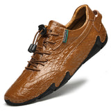 New Leather Splice Lace Up Buiness Shoes