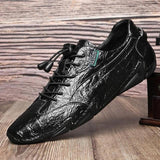 New Leather Splice Lace Up Buiness Shoes