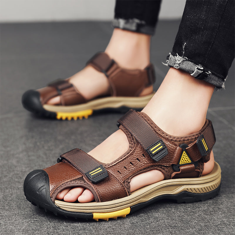 Men's Retro Genuine Leather Sandals