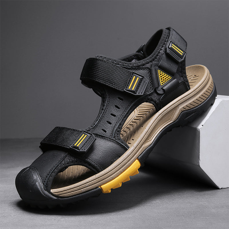 Men's Retro Genuine Leather Sandals