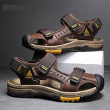 Men's Retro Genuine Leather Sandals