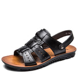 Men's Fashion Soft Leather Beach Sandals