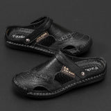 New Men Summer Leather Sandals