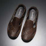 New Men Summer Leather Sandals