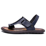 New Men Comfortable Leather Beach Sandals